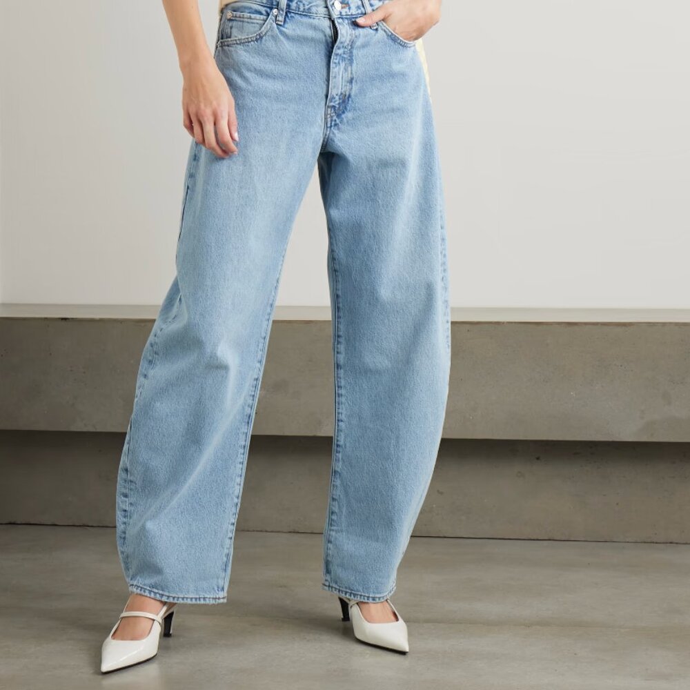FRAME The Bubble high-rise barrel-leg jeans | Size 28 | Worn 1x